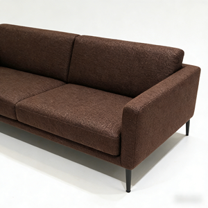 Tissu en terry tissé respirant en lin et coton enduit de PE, poids moyen, doux et uni, pour canapé, oreiller et textile de maison - Vente en gros - Product Image 4