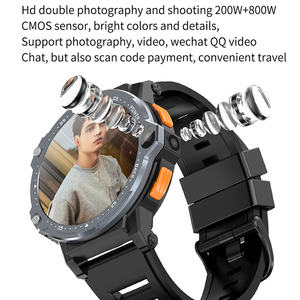 Smartwatch 4G Esportes Wifi GPS NFC 16GB/64GB Leitor de música Relógio inteligente com cartão Sim e câmera dupla Montre Android Avec Carte Sim - Product Image 2