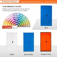 Gabinete de Herramientas de Acero Laminado en Frío de la Mejor Calidad, Resistente, OEM, 1.0 mm de Espesor, Cierre de Tres Puntos, para Fábrica o Taller