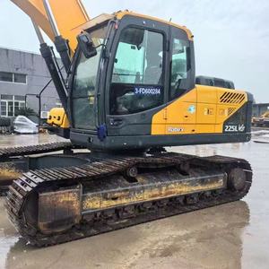 Excavadora Usada Hyundai de 22.5 Toneladas con Cucharón de Excavación, Maquinaria de Construcción Hidráulica sobre Orugas - Product Image 2