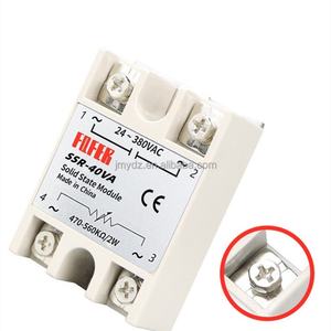 Regulador de Voltaje Monofásico de Estado Sólido SSR-10VA/25VA/40VA-H 24-380VAC/90-480VAC, Relé Inteligente de CA - Product Image 5