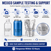 Impresora CIJ Industrial para la Codificación de Fechas de Caducidad y Lotes en Botellas de Alimentos y Bebidas en México