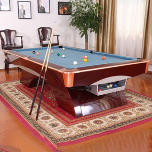 Tables de billard de luxe, pliables, 8 pieds, avec éclairage américain, pour salle à manger, pour pièces détachées - Product Image 6