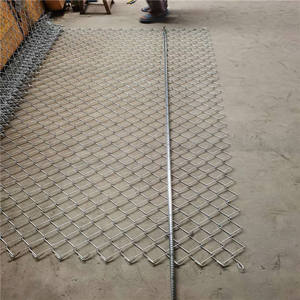 Cerca <span class=keywords><strong>de</strong></span> eslabones <span class=keywords><strong>de</strong></span> cadena aluminizada <span class=keywords><strong>de</strong></span> calibre 9, forma <span class=keywords><strong>de</strong></span> agujero <span class=keywords><strong>de</strong></span> diamante, <span class=keywords><strong>alambre</strong></span> <span class=keywords><strong>de</strong></span> hierro galvanizado, doblado/corte/tejido para malla <span class=keywords><strong>de</strong></span> <span class=keywords><strong>alambre</strong></span> <span class=keywords><strong>de</strong></span> construcción - Product Image 1