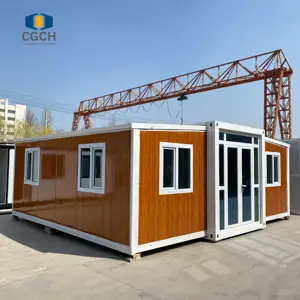 CGCH जहाज के लिए तैयार 40ft prefab विस्तार योग्य कंटेनर घर 20ft कंटेनर घरों घर पूर्वनिर्मित