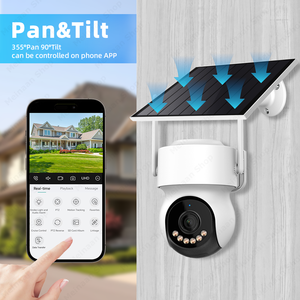 4MP 7/24 aov không có wifi miễn phí 4 gam dữ liệu năng lượng mặt trời bảng điều khiển Powered an ninh PTZ máy ảnh icsee không dây CCTV ngoài trời 4 gam <span class=keywords><strong>Sim</strong></span> Thẻ năng lượng mặt trời máy ảnh - Product Image 6