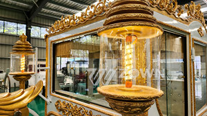 Kereta Listrik mewah/kereta listrik royal dekorasi pernikahan kereta pengangkut spesial untuk dijual - Product Image 6