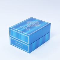 Emballage de flacon de parfum de luxe de 100 ml avec logo personnalisé, boîtes en carton rigide magnétique avec insert en mousse EVA