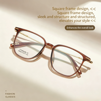 Montures de lunettes M8264, style rétro et décontracté, tendance, design ultra-léger