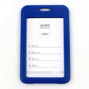 Custom <b>Plastic</b> Double-Side Transparent Pp Id Card Holder - Product Image 3