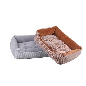 Cama Rectangular de Lujo para Perro, de Piel Sintética Sólida, Impermeable, Ecológica, Lavable, Ultra Suave, con Funda Extraíble, Embalaje en Cartón - Product Image 4