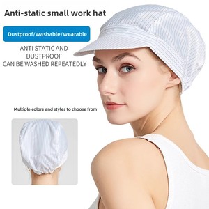Mũ cứng chống tĩnh mũ làm việc nhỏ cho phòng thí nghiệm phòng sạch bụi sử dụng nắp làm việc sạch - Product Image 4