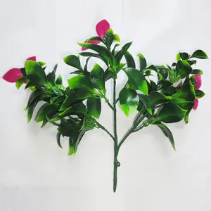 Fleur artificielle doubles, 1 pièce, décoration pour la maison, bicolor jardinage et bouquet de boucellerie