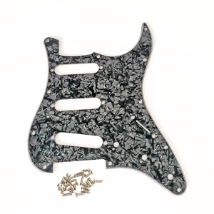 Plaque <span class=keywords><strong>de</strong></span> protection avant anti-rayures multicolore pour <span class=keywords><strong>guitare</strong></span> électrique, cordes SQ, pickguard personnalisé en plastique - Product Image 2