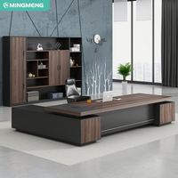 Su misura L-forma Executive scrivania di lusso CEO pannello di legno per la casa/ufficio per il direttore commerciale/CEO Manager mobili da ufficio