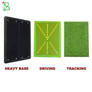 Tapete de entrenamiento de golf LS, tapete de práctica de PVC con base pesada para seguimiento de golpes de golf - Product Image 1