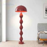 Lampe de sol décorative moderne en forme de champignon, multicolore, style nordique simple, pour le coin du canapé, la chambre à coucher, le salon