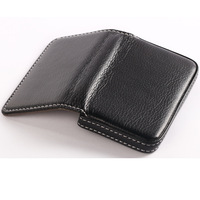 Dompet Kartu Nama Pofeis dari Kulit PU, Tempat Kartu Bisnis, Tempat Kartu Kredit dengan Penutup Magnetik