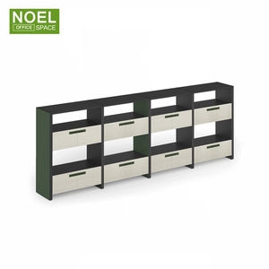 Burean moderne modulare computer stazione di segretario 4 persona workstation - Product Image 6