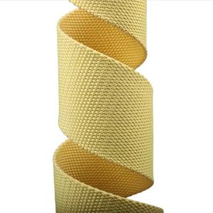 Nqfiber उच्च तापमान प्रतिरोधी arcard टेप पूर्ण मोटाई लौ retardant पीले फाइबर लोचदार आग प्रतिरोधी वेबबिंग केवलर - Product Image 1