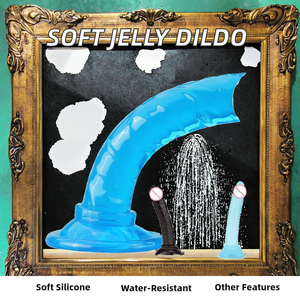 Frauen Erwachsene Silikon Strap-On Dildo Soft Jelly Anal Plug Sex Shop Spielzeug Lesben Mastur bator <span class=keywords><strong>Penis</strong></span> Sauger mit PVC Glas Material - Product Image 2