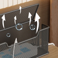 Boîte de rangement pour câbles, boîte de rangement pour prises de bureau, boîte de rangement pour câbles d'alimentation, câbles de données, câbles de chargeur