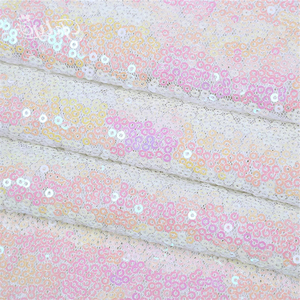 Bán buôn Nhiều Màu căng Váy cưới sequin vải 3mm óng ánh long lanh vải - Product Image 3