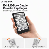 Liseur électronique XTEINK X3 Mini avec écran E-Ink de 3,7 pouces, ultra léger (58 g), lecteur de livres électroniques magnétique de poche pour téléphone portable, fixation au dos