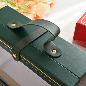 Caja de regalo de laminación brillante de cartón ecológica de lujo con asa <span class=keywords><strong>para</strong></span> <span class=keywords><strong>cumpleaños</strong></span> y embalaje de ramo de flores del Día de la madre - Product Image 4