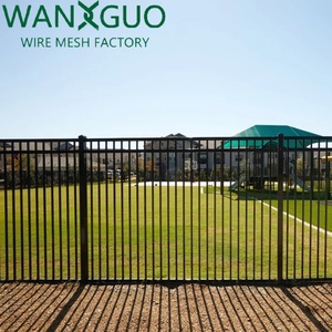 Bán buôn dễ dàng để lắp ráp mạ kẽm nhúng Nóng Kim Loại Hiện Đại picket Bảng điều khiển hàng rào hình ống - Product Image 4