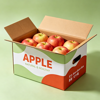 Groothandel Fabrieksverpakkingen Appelverpakkingen Sterke Waterdichte Golfkartonnen Fruitverzenddozen 72 uur productie