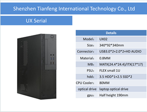 क्षैतिज मैक्स/<span class=keywords><strong>itx</strong></span> मिनी-<span class=keywords><strong>itx</strong></span> मिनी-<span class=keywords><strong>itx</strong></span> मेनबोर्ड आधा उच्च ग्राफिक्स कार्ड ऑप्टिकल ड्राइव बिजली की आपूर्ति - Product Image 5