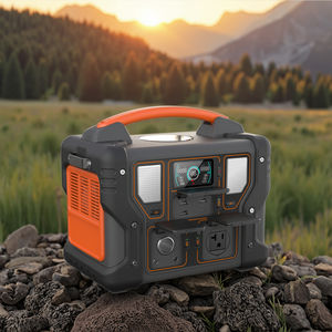 Venta al por mayor 110V de <span class=keywords><strong>alta</strong></span> capacidad recargable 500W alimentado por batería generador solar de litio estación de energía portátil para uso al aire libre - Product Image 2