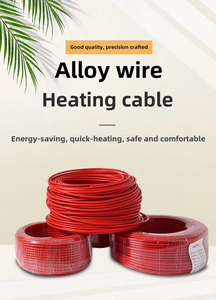 Nhiệt độ cao (60 ° C +) dưới sàn sưởi ấm mat với nhiệt 240V/120V linh hoạt Cáp sưởi ấm cho khách sạn và căn hộ - Product Image 6