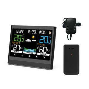 Estación Meteorológica Inalámbrica de Color de 433Mhz, medidor de humedad de temperatura interior/exterior, alerta de riesgo de molde, índice de calor, medidores de <span class=keywords><strong>rocío</strong></span> - Product Image 2