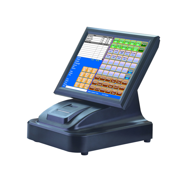Hot Sale Pos System 15 Inch Touch Screen Modern Cash Register with Thermal Printer