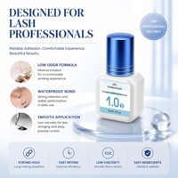 Colle à cils à séchage rapide 0,3 0,5 1 seconde, imperméable, faible humidité, colle adhésive professionnelle pour extensions de cils, marque privée