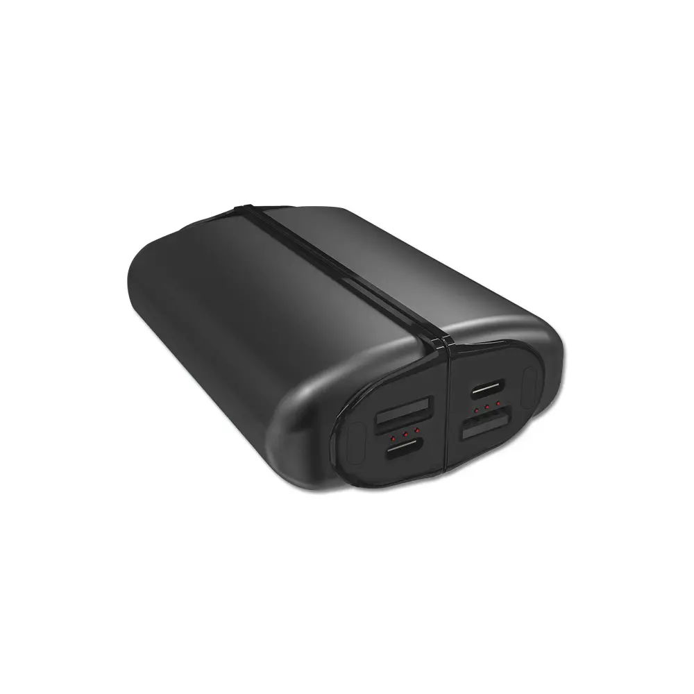 Catu daya portabel Power Bank daya tangan dapat dipakai ulang USB-C 2 pak magnetis terpisah