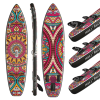 ITAOSTAR Planche de paddle gonflable (SUP) 11'6"x35"x6" - Portable, technologie Drop Stitch, 5 ailerons, pour lacs et rivières, 17KG