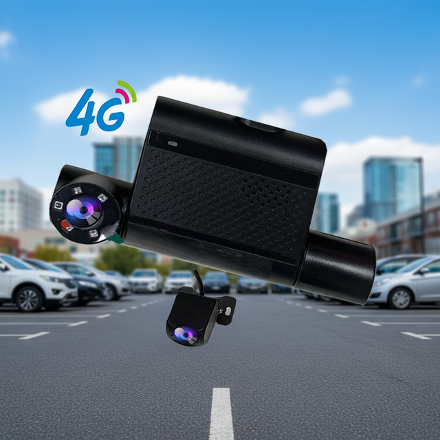 4G 1080p 3 Camera Dashcam Car DVR Dash Cam with GPS Tracking Built-in G-sensor Dual Lens Video Streaming Platform Management