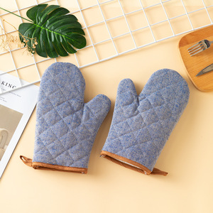 Guantes de Cocina de Algodón y Lino para Microondas, Guantes para Cocinar - Product Image 2