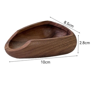 Plateau de dosage de grains de <span class=keywords><strong>café</strong></span> Scoop à <span class=keywords><strong>café</strong></span> Scoop à grains de <span class=keywords><strong>café</strong></span> en bois Cuillère à mesurer en bois brun - Product Image 2