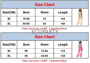 Disfraz Retro de Hippie de los 70 y 80 para Fiesta de Halloween, Traje de Cantante para Actuación en Escenario Disco - Product Image 6