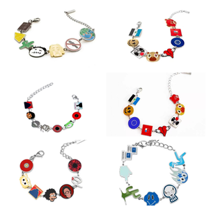 Bracelet Manchette en Métal Hip-Hop Vintage Kanye Dropouts Bear, Bijou de Mode pour Hommes et Femmes, Style Art Album Chanteur Hip-Hop Kawaii - Product Image 1