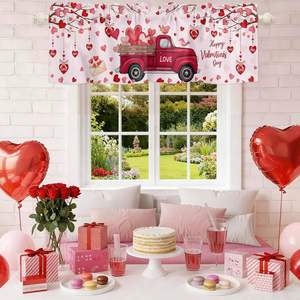 <span class=keywords><strong>Tende</strong></span> <span class=keywords><strong>per</strong></span> Finestre di San Valentino con Cuori Rossi, Rami d'Amore e Uccelli, Decorazioni <span class=keywords><strong>per</strong></span> Finestre di Camion, Cucina e <span class=keywords><strong>Camera</strong></span> <span class=keywords><strong>da</strong></span> <span class=keywords><strong>Letto</strong></span>, Personalizzabili - Product Image 6