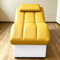Lit de beauté confortable au design épuré en PVC – Idéal pour le spa, les massages, le nettoyage des oreilles, le soin du visage, la manucure et la physiothérapie