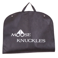 Sacs à vêtements oem, 2 pièces, logo imprimé personnalisé, vêtements non tissés, couverture anti-poussière, stockage pour robes, vente directe d'usine