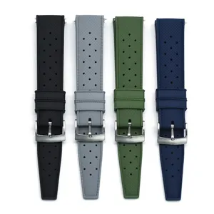 Silicon Strap JUELONG Quick Release Fluorine Tropical Wrist Bracelet Watch Strap Diver Watch Strap FKM Rubber Watch Strap