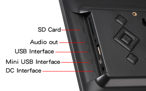 จอแสดงผลอะคริลิค LCD สำหรับโฆษณา เครื่องเล่นภาพและวิดีโอขนาด 8 นิ้ว กรอบรูปดิจิตอล เหมาะสำหรับร้านค้าในร่ม - Product Image 4