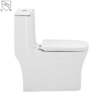 WC en céramique noir mat Cupc, sanitaire en porcelaine, à poser au sol, cuvette de toilette, salle de bain, siphon Tornado, toilette monobloc en céramique